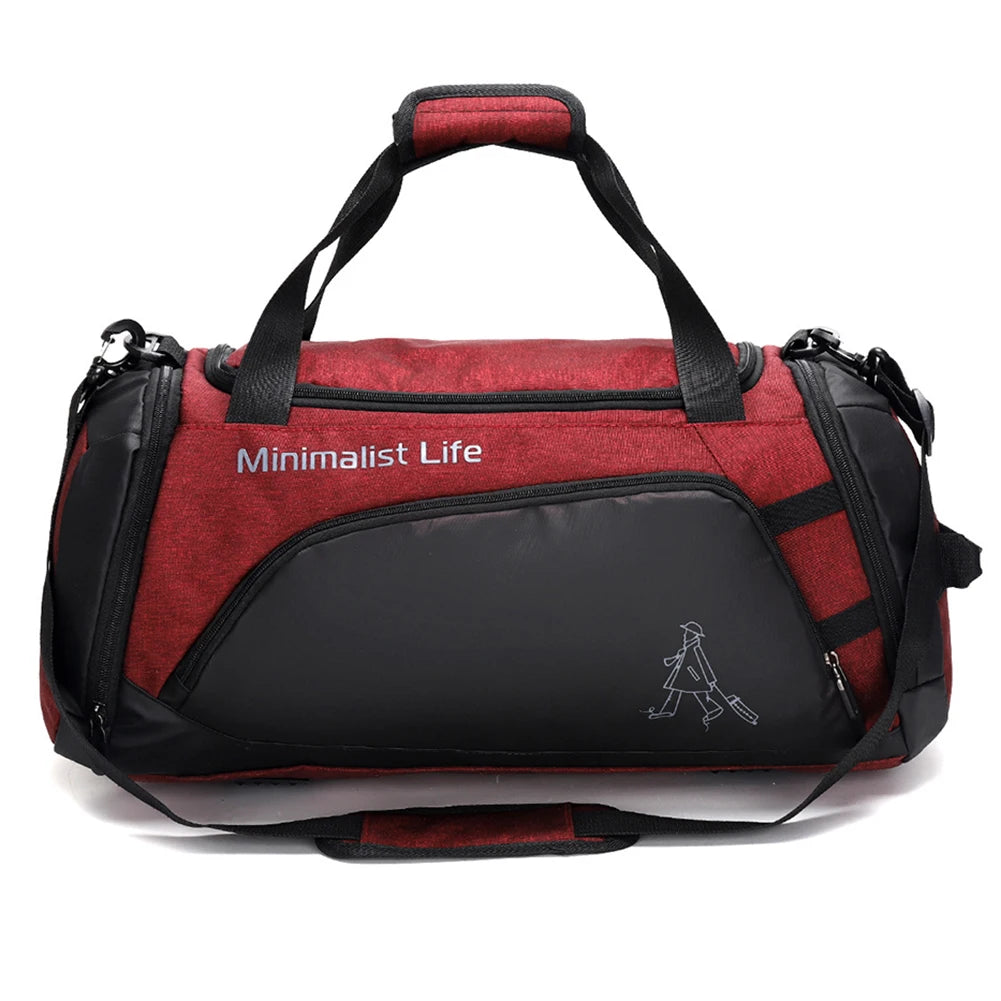 Waterproof Nylon Gym Bag | Perfect for Fitness & Travel