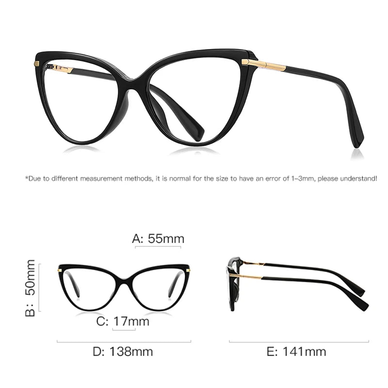 Fashionable Anti Blue Light Cat Eye Glasses for Women | Stylish Protection