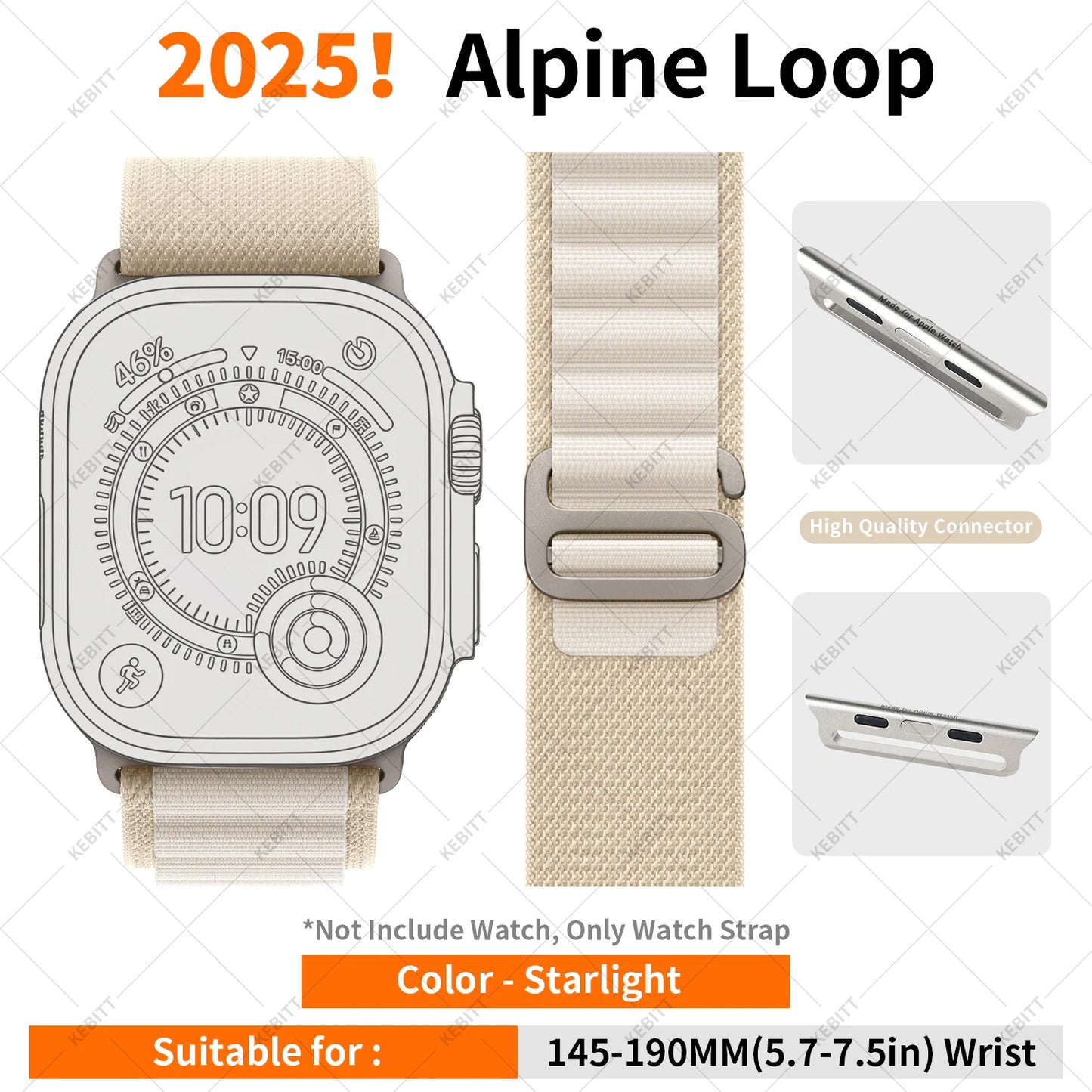 High-Quality Nylon Strap Alpine Loop for Smartwatch | Comfort & Style