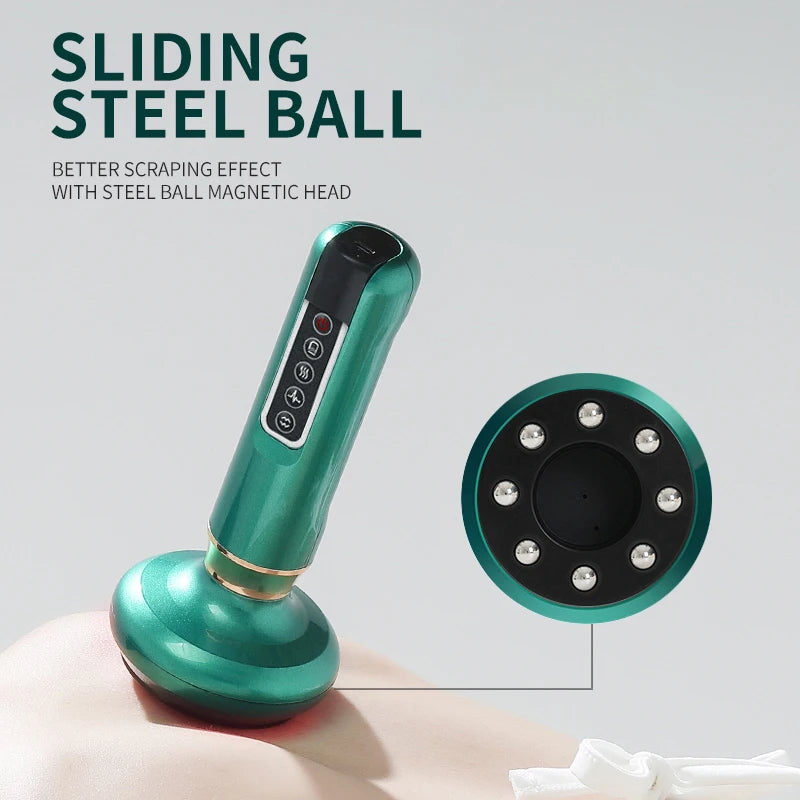 Tricolor Electric Gua Sha Massager | Slimming Infrared Therapy