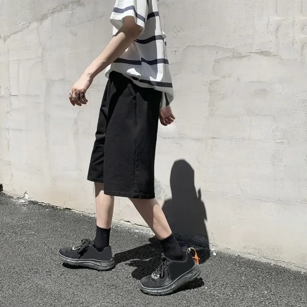 Men's Casual Baggy Sweatpants Shorts | Comfortable Knee-Length Joggers