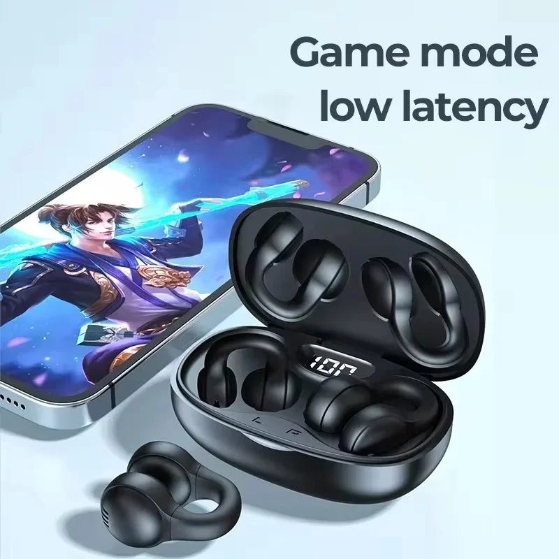 Bone Conduction Waterproof Bluetooth Headphones for Sports