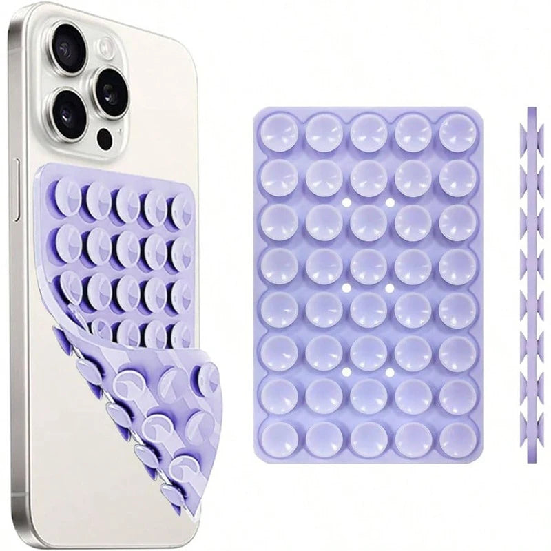 Silicone Suction Cup Phone Case Mount for Hands-Free Use