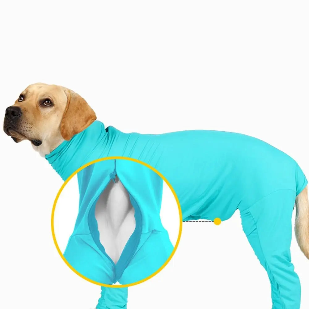 Comfortable Long-Sleeved Dog Jumpsuit | Soft Anti-Shedding Pajamas