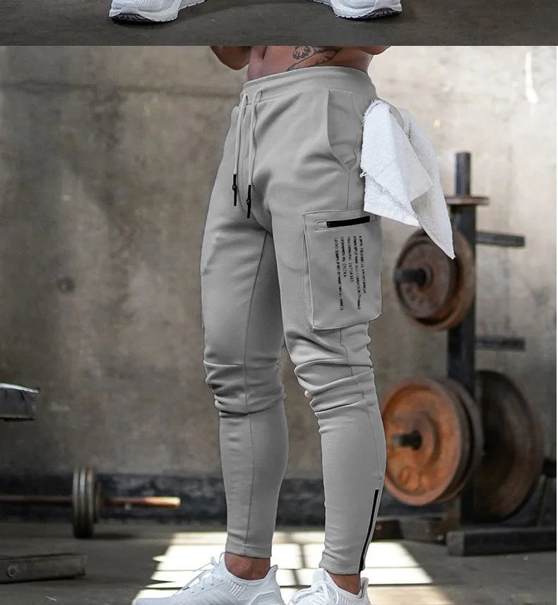 Men's Multi-Pocket Workout Training Pants | Stylish Jogging Sweatpants