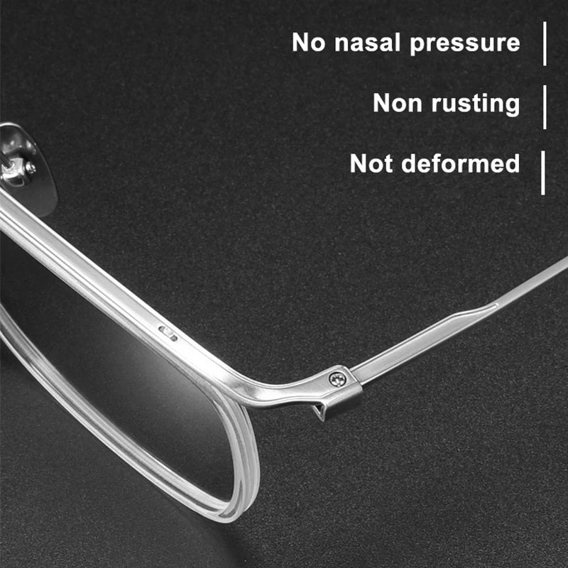 Ultra-light Luxury Business Glasses | Stylish Titanium Eyewear