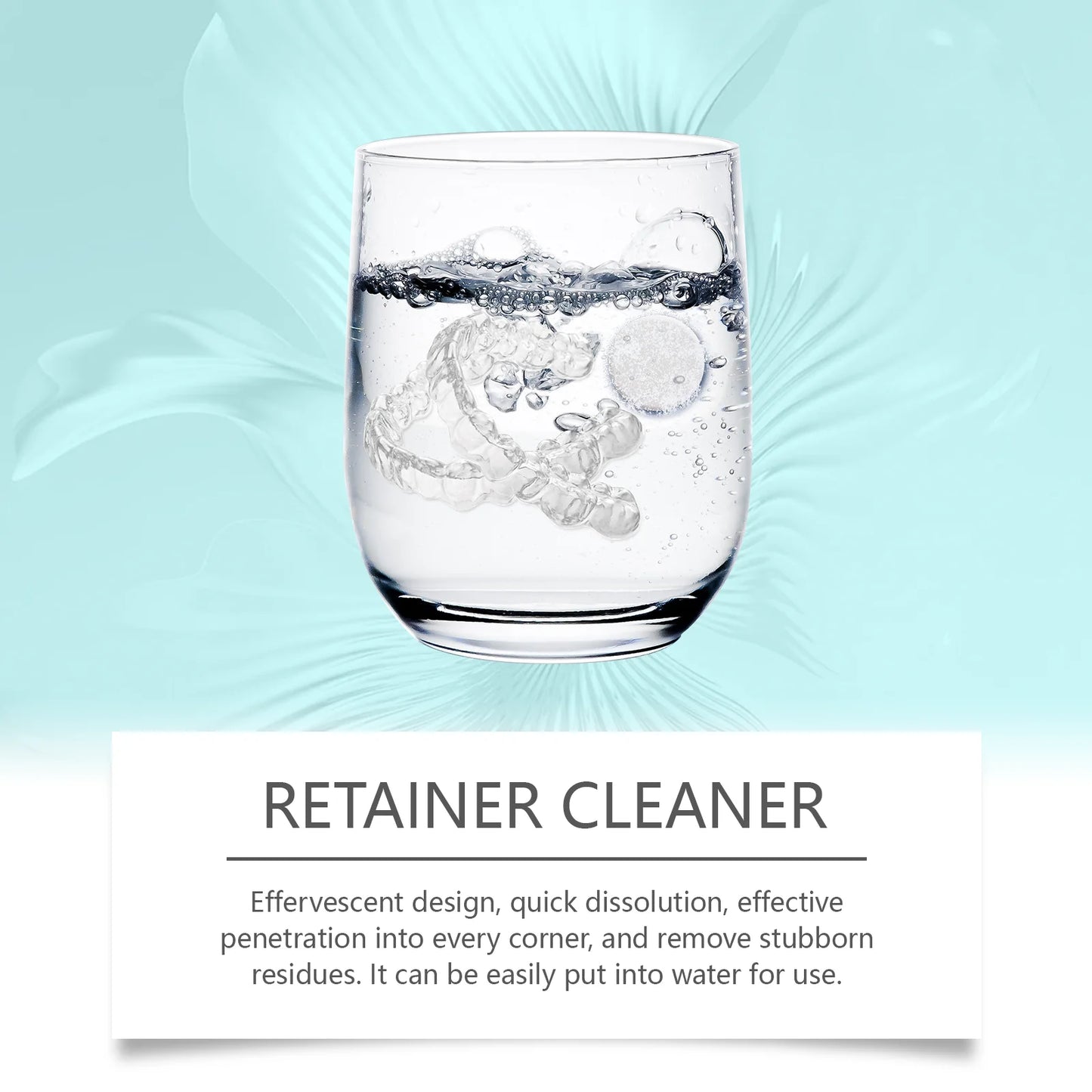 Denture & Retainer Cleansing Tablets | Deep Clean & Gentle Care