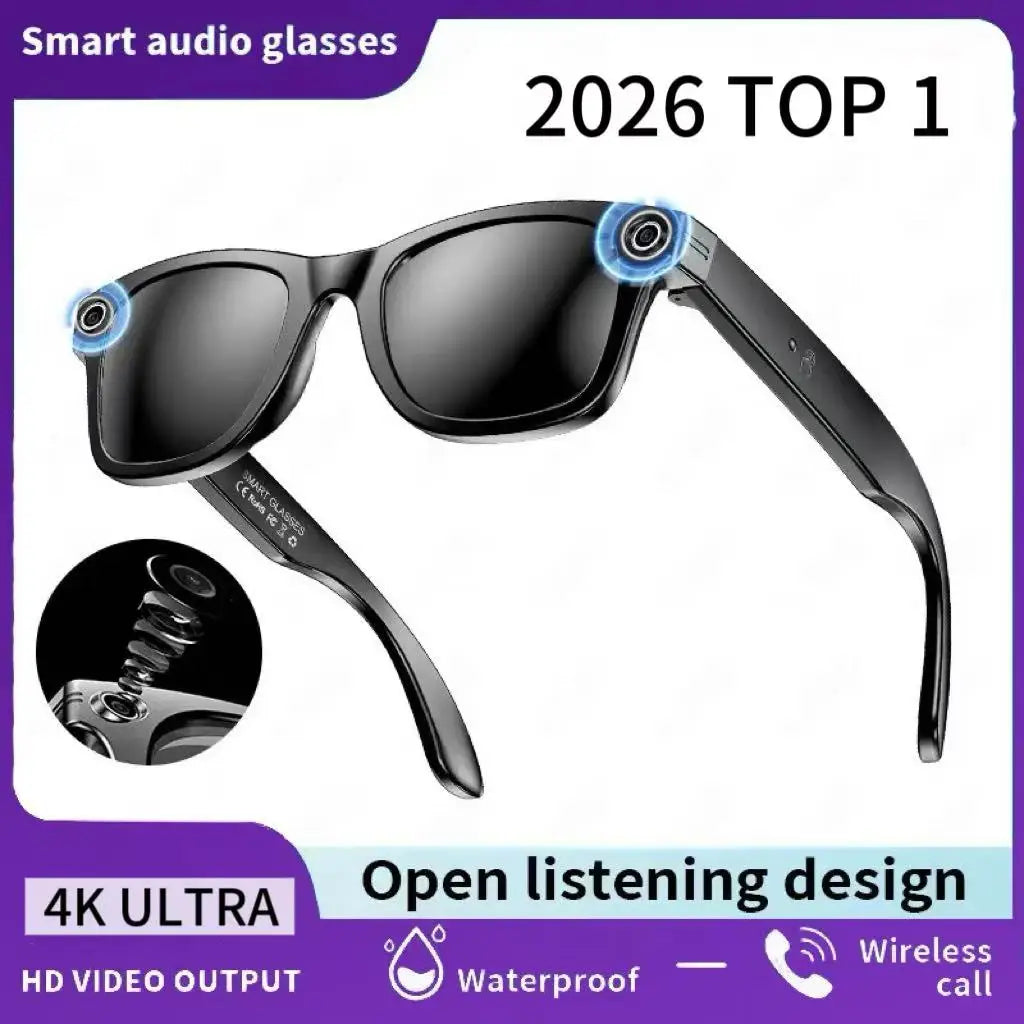 AI Smart Glasses with 13MP Camera & Language Translation