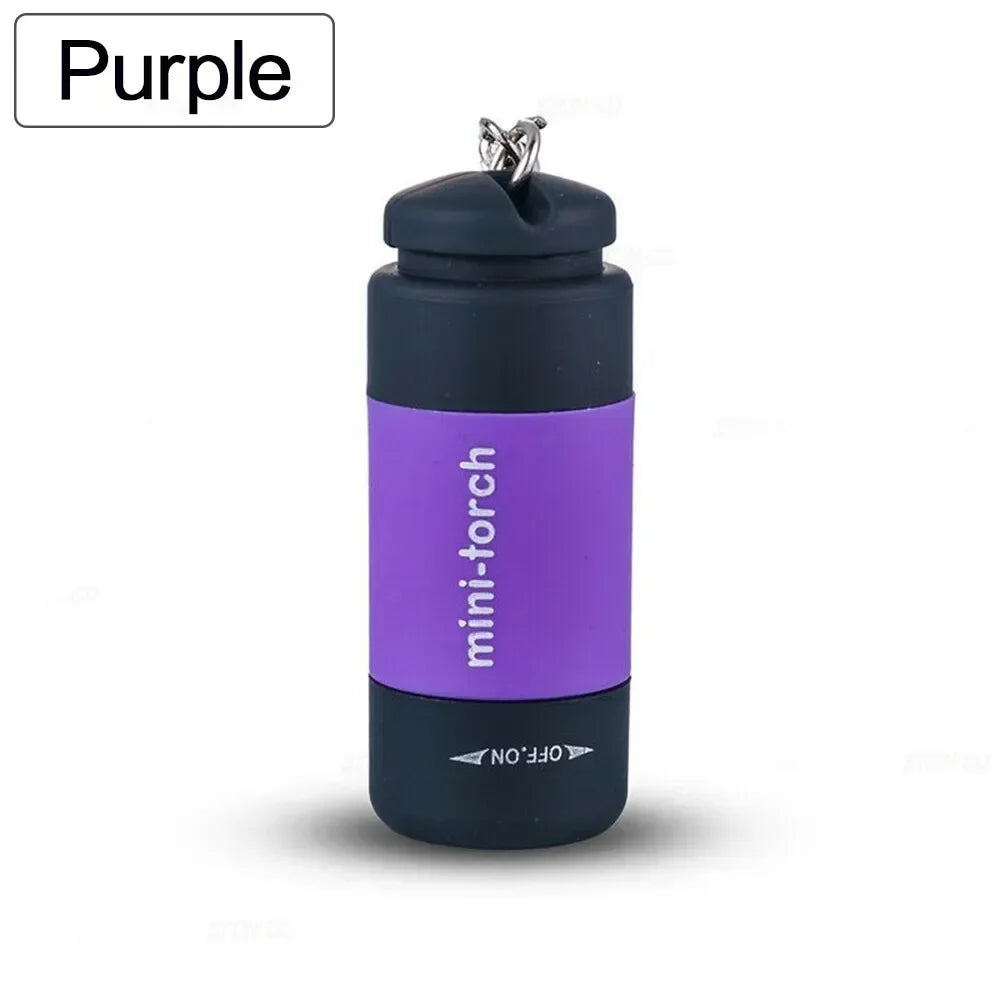 Waterproof Mini Keychain Flashlight | USB Rechargeable LED Light