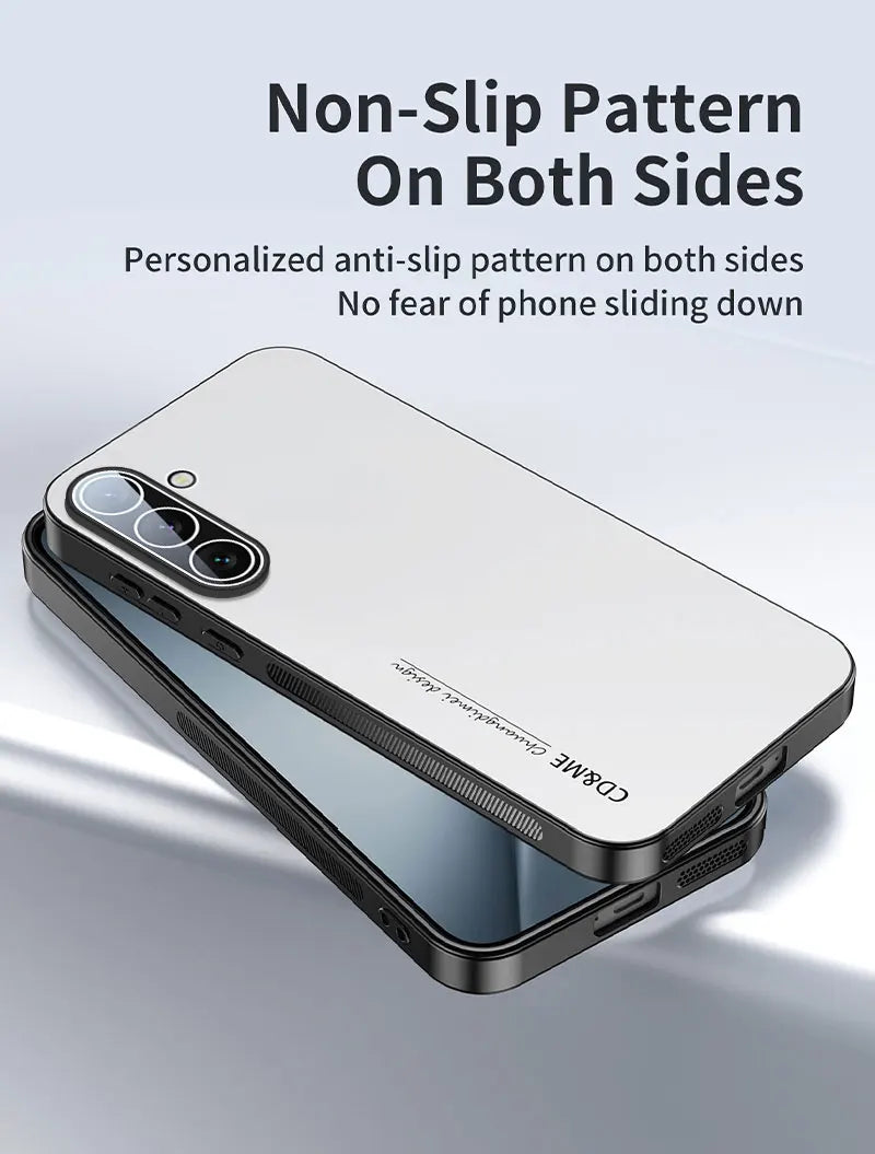 Luxury AG Matte Case For Samsung Galaxy A06 A16 A26 A36 A56 Magnetic PC Frosted 360 Degree Bracket Stand Protective Cover