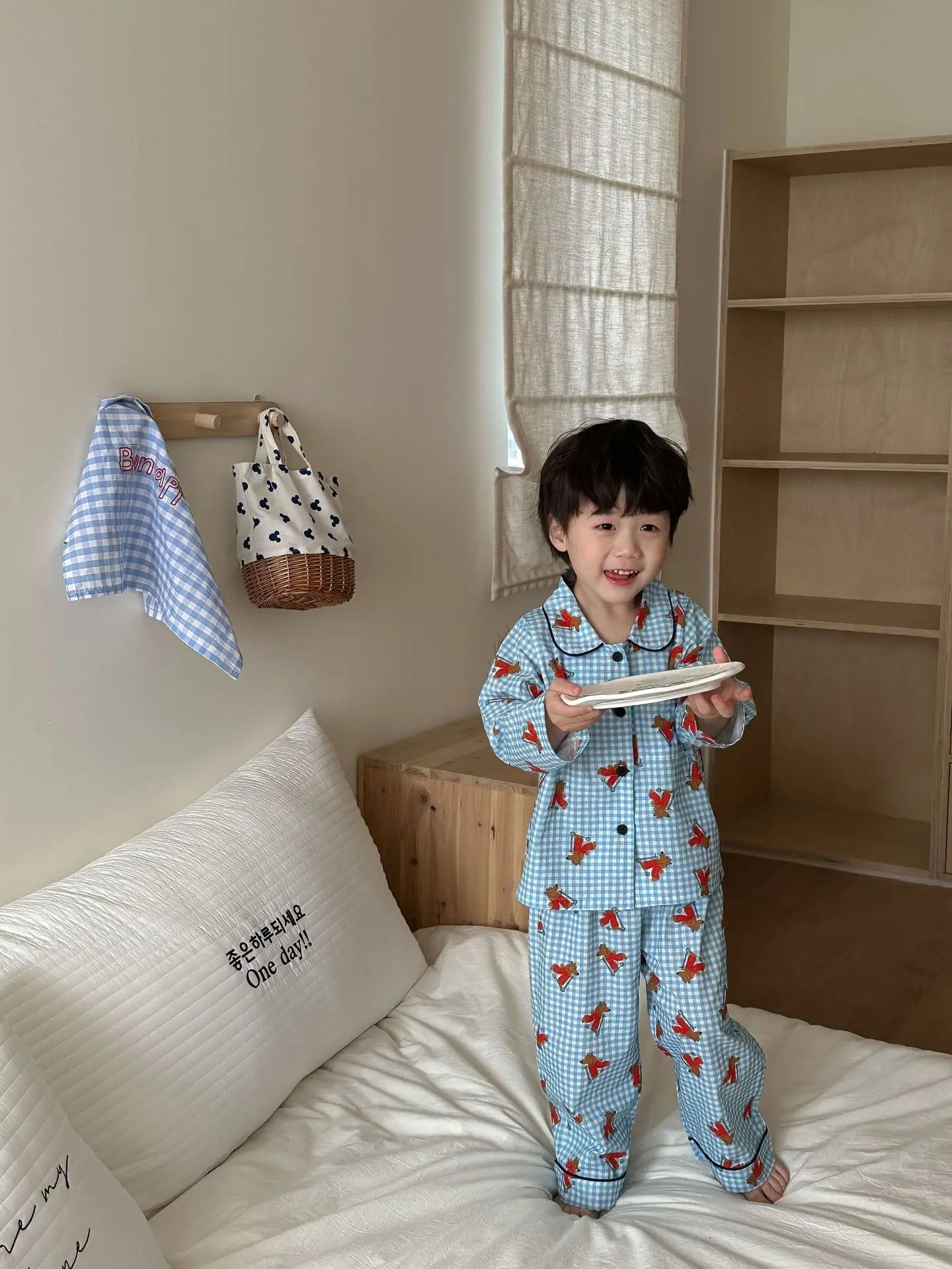 Spring Children's Cartoon Homewear Outfits | Cute Pajamas Set