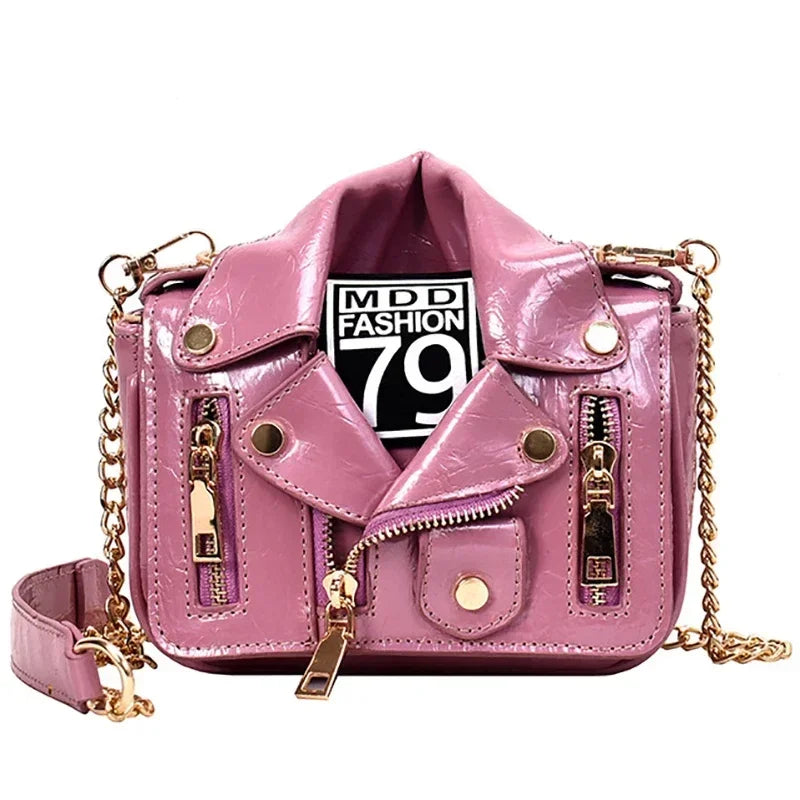Luxury Motorcycle Shape Shoulder Messenger Bag for Women