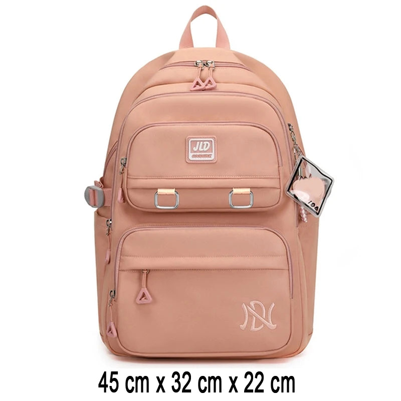 Stylish Pink School Backpack for Girls | Fashion Meets Functionality