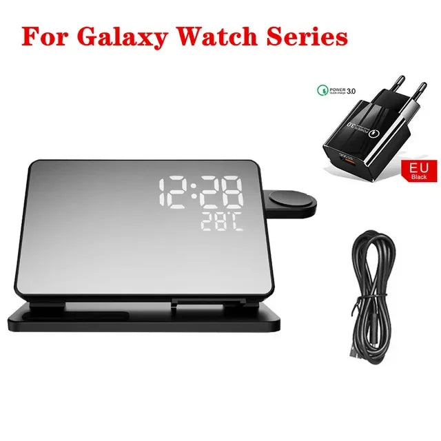 4-in-1 Wireless Charger Stand | Fast 30W Charging Solution