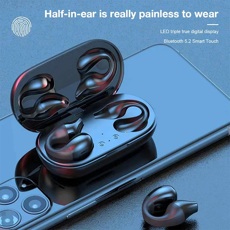 High-Fidelity Wireless Bone Conduction Earbuds | Comfortable Audio Experience