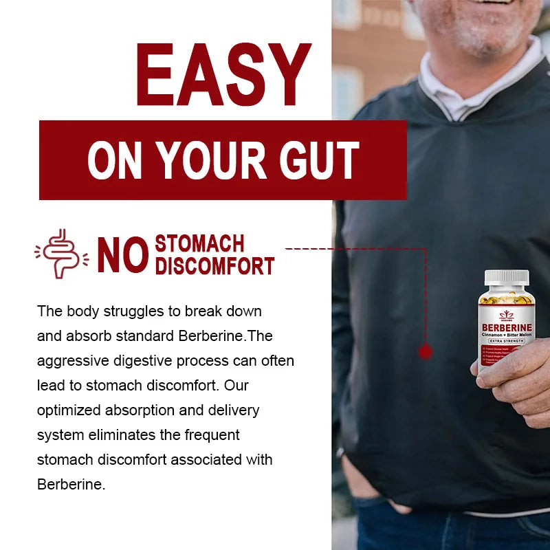 Berberine Ceylon Cinnamon Supplement | Boost Liver & Gut Health