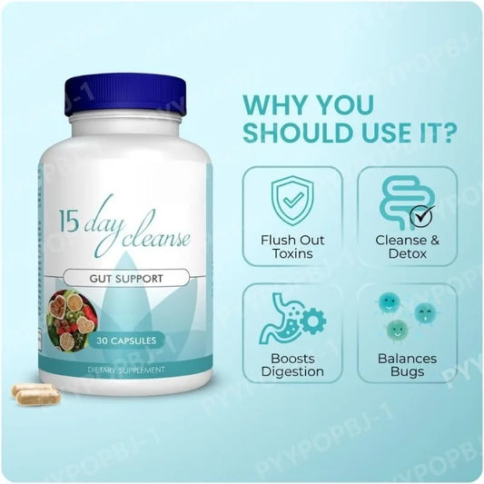 Advanced Gut Cleanse Detox for Gut and Colon Support