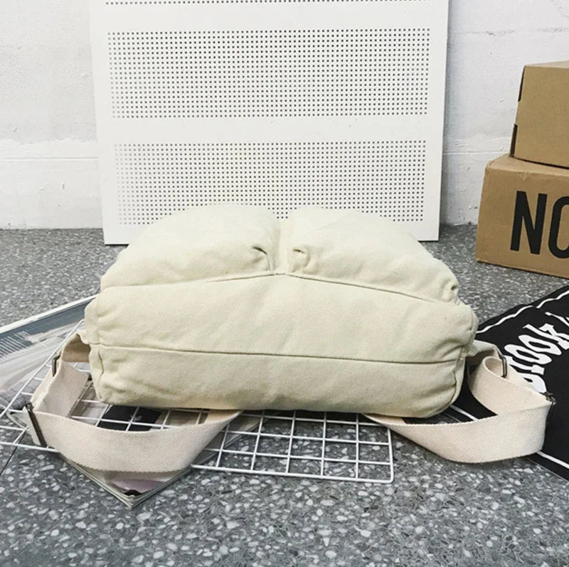 Large Capacity Retro Canvas Backpack for Women | Stylish School Bag
