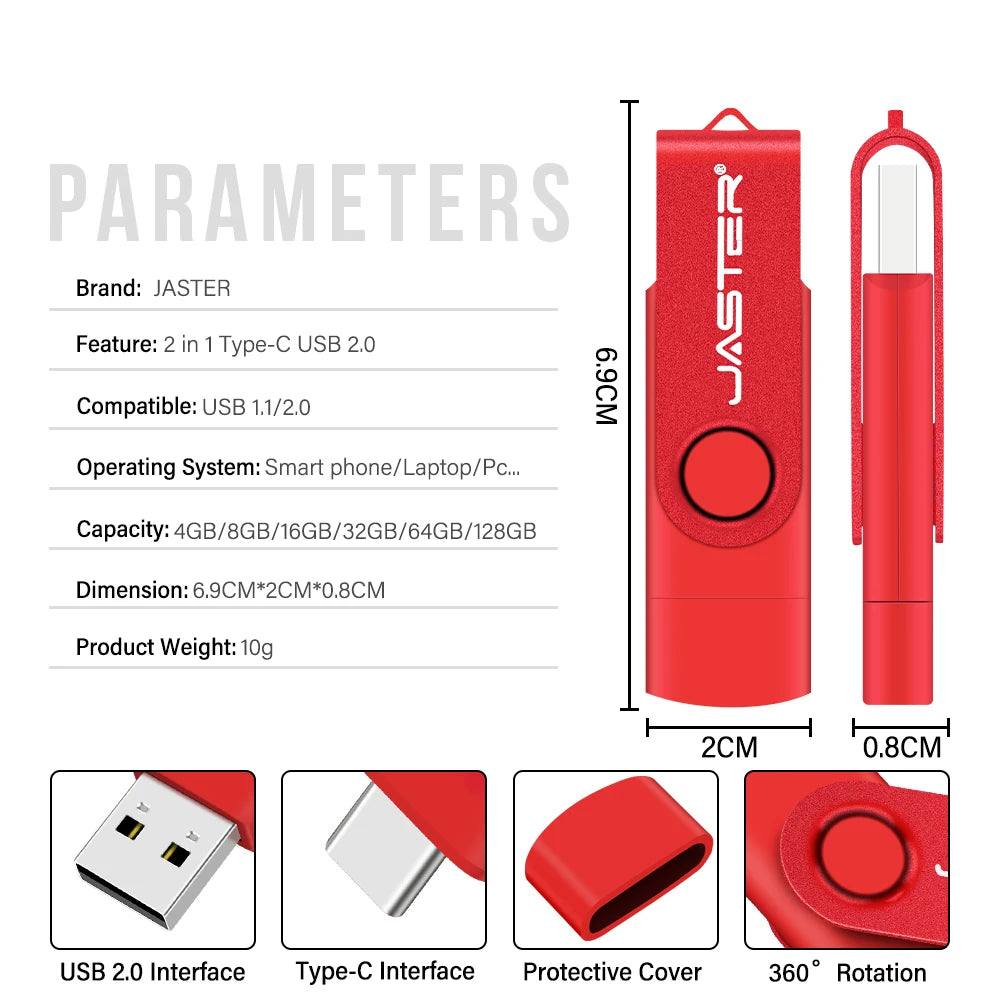 High-Speed 64GB TYPE-C USB 3.0 Flash Drive | Portable OTG Solution