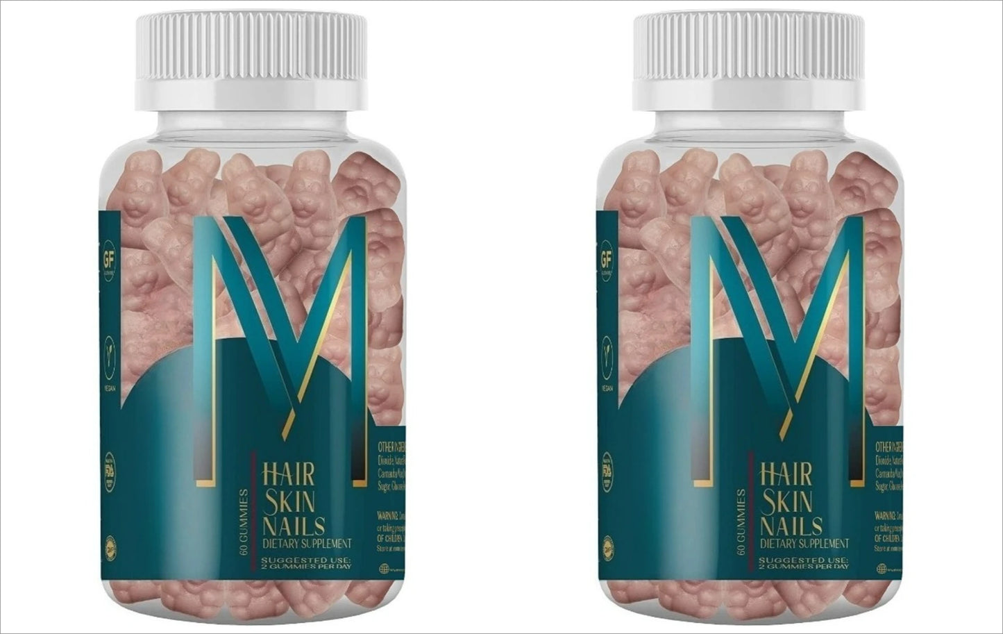 Hair Skin Nail Gummies | Daily Biotin Multivitamin Supplement