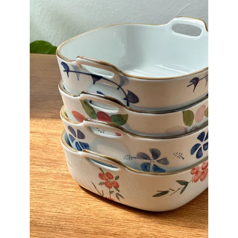 Elegant Hand-Painted Ceramic Bowl | Stylish Home Dining Decor