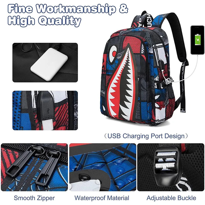 Anti-Theft Waterproof Backpack | Casual Travel Rucksack for All