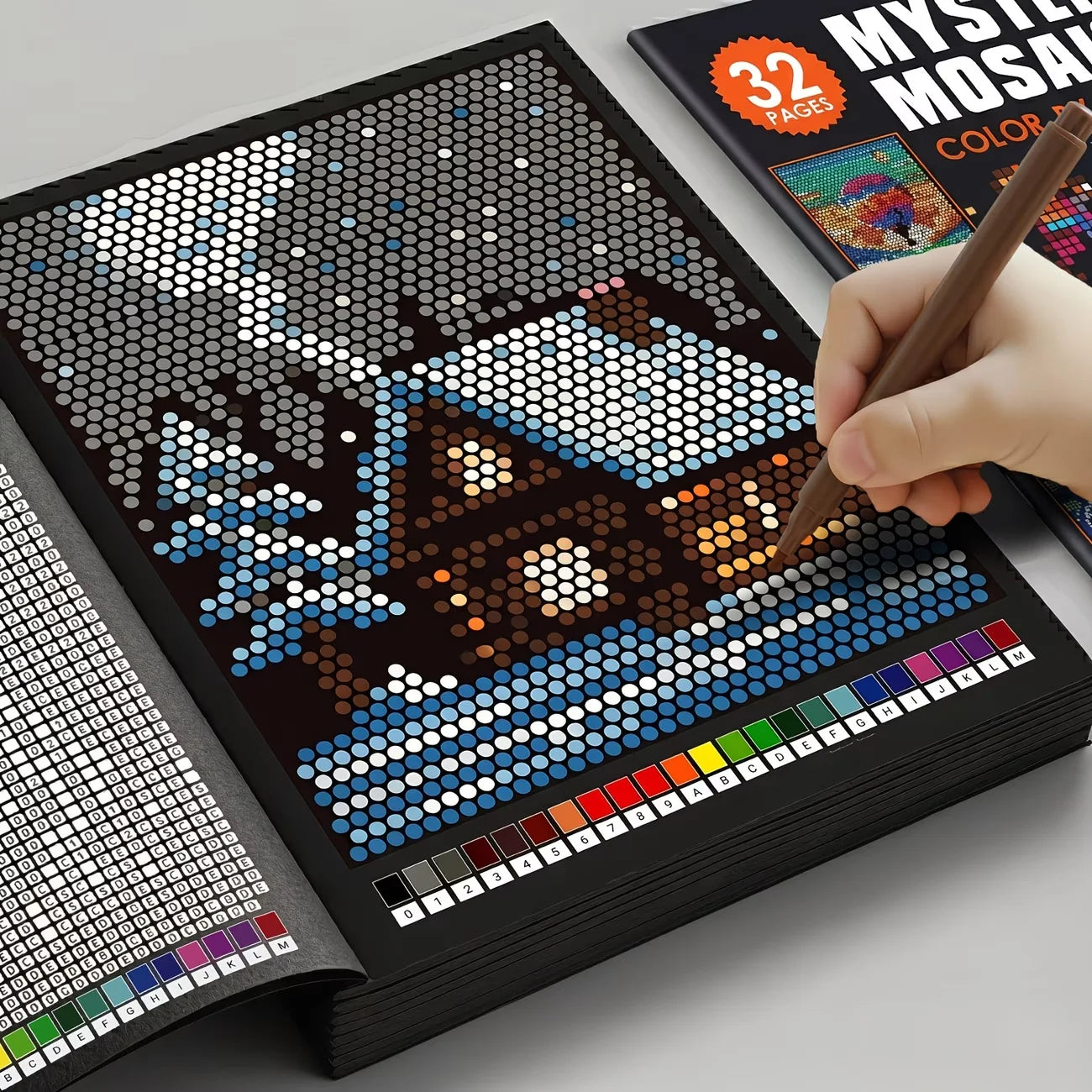 Mystery Mosaics Color by Number Coloring Book | Relax and Create