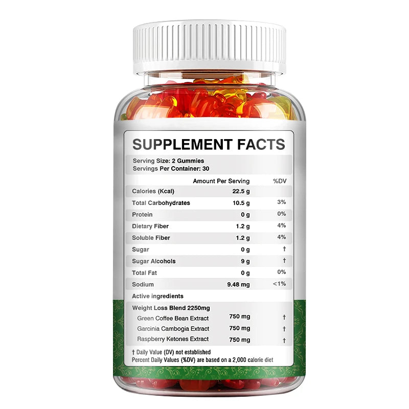 Garcinia Cambogia Gummies | Weight Management & Fat Burner