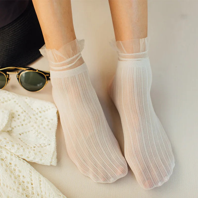 Women's Sexy Lace Socks | Cute Kawaii Fashionable Long Socks