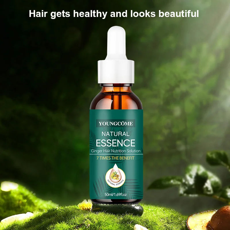 Natural Ginger Hair Care Serum | 7X Strength & Repair | Frizz-Free