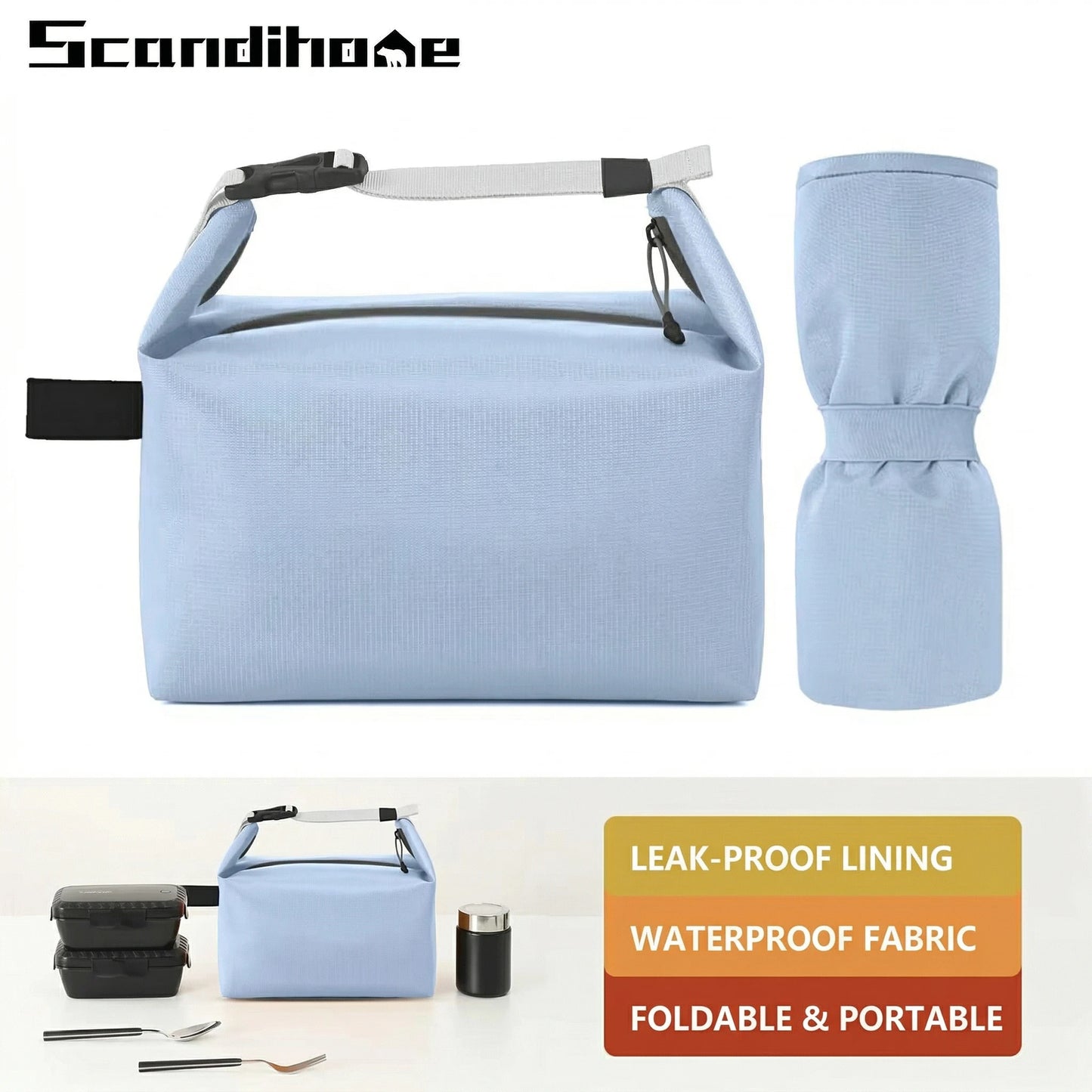 Insulated Lunch Bag for Women | Thermal Cooler Tote for Travel