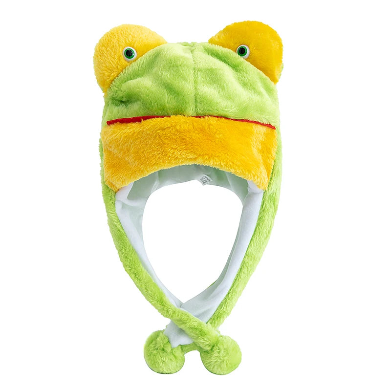 Unisex Funny 3D Bulls Head Plush Winter Beanie | Cozy Cartoon Hat