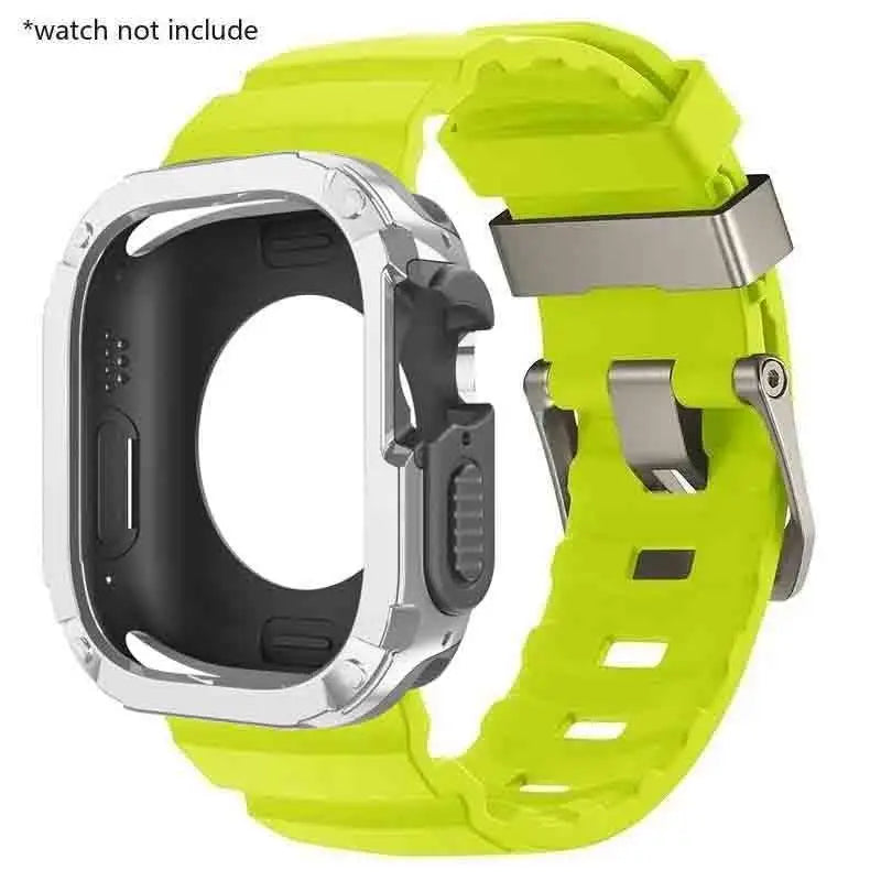 Waterproof Silicone Strap and Case for Smartwatches | Durable & Stylish