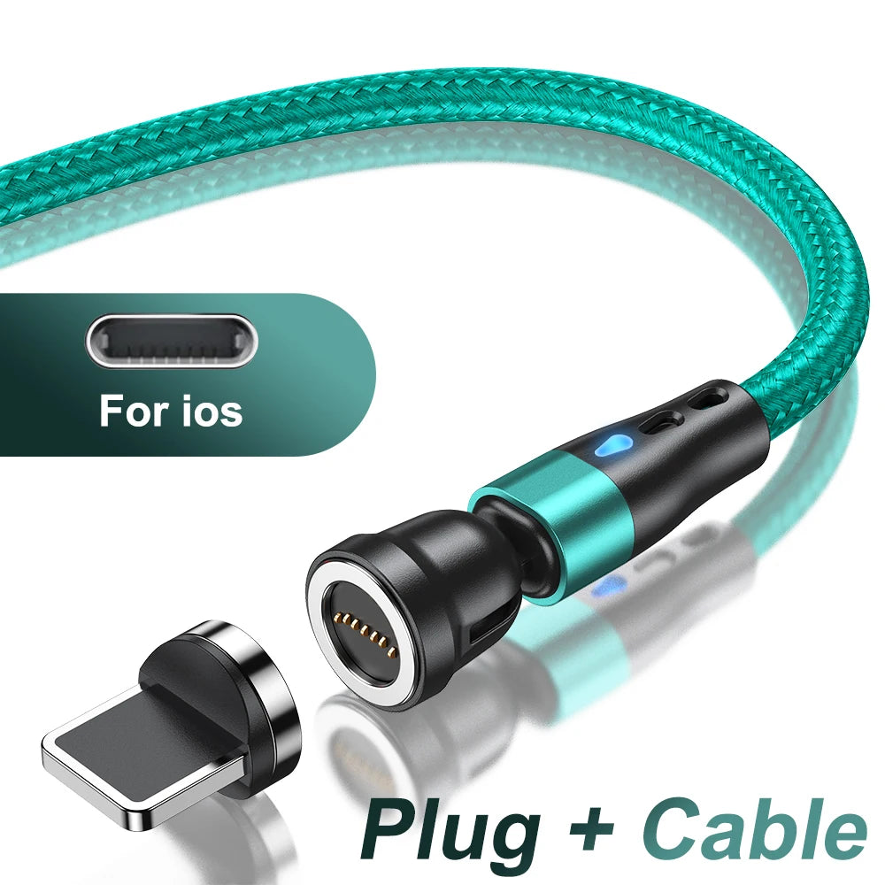 5A Magnetic Fast Charging Cable | 540° Rotating Design
