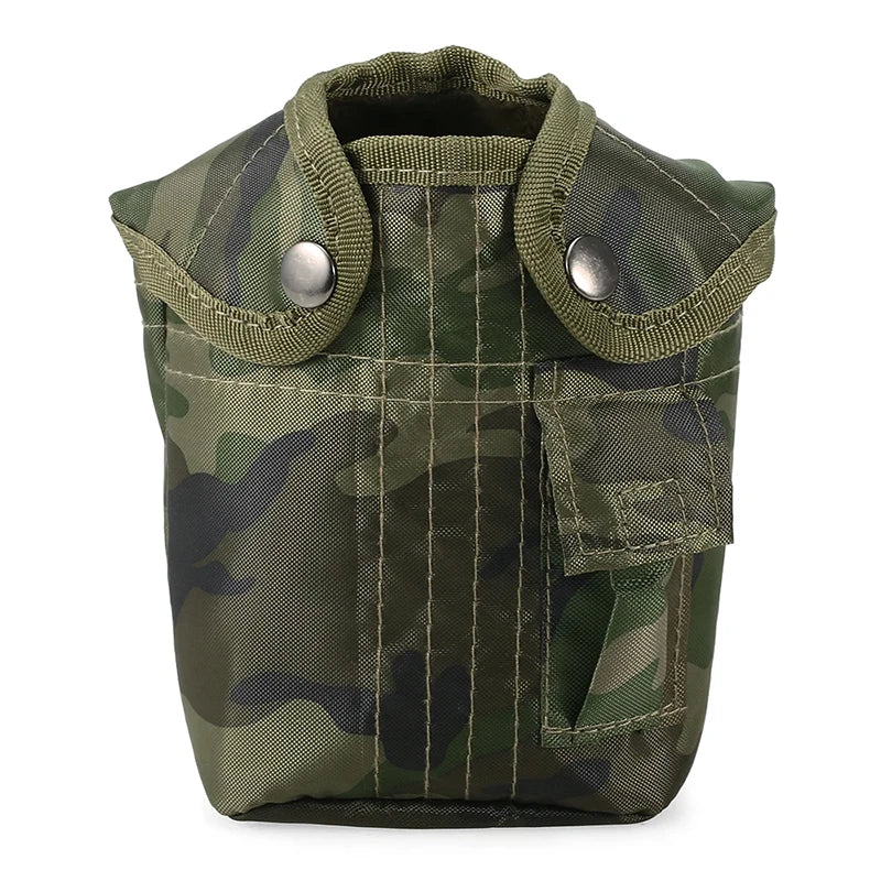 Large Capacity Military Canteen Bottle for Outdoor Adventures