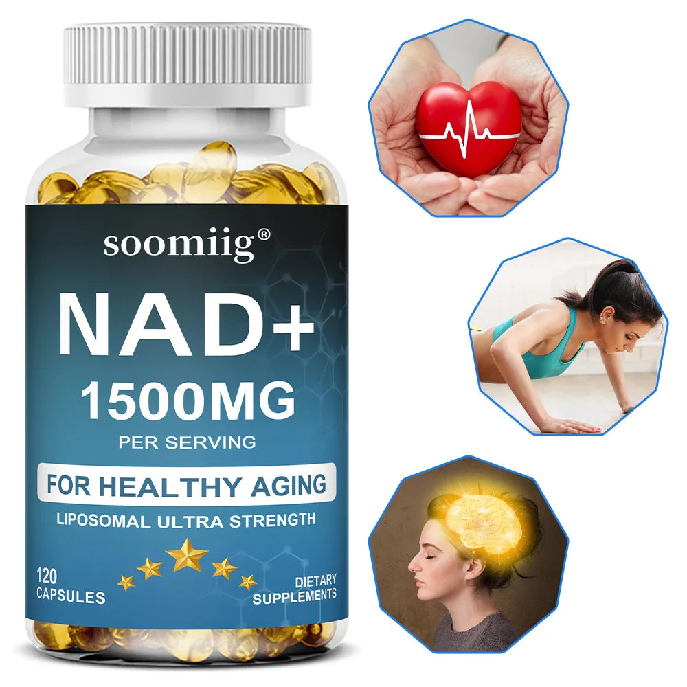 NAD+ 1500mg Capsules for Cellular Energy & Healthy Aging