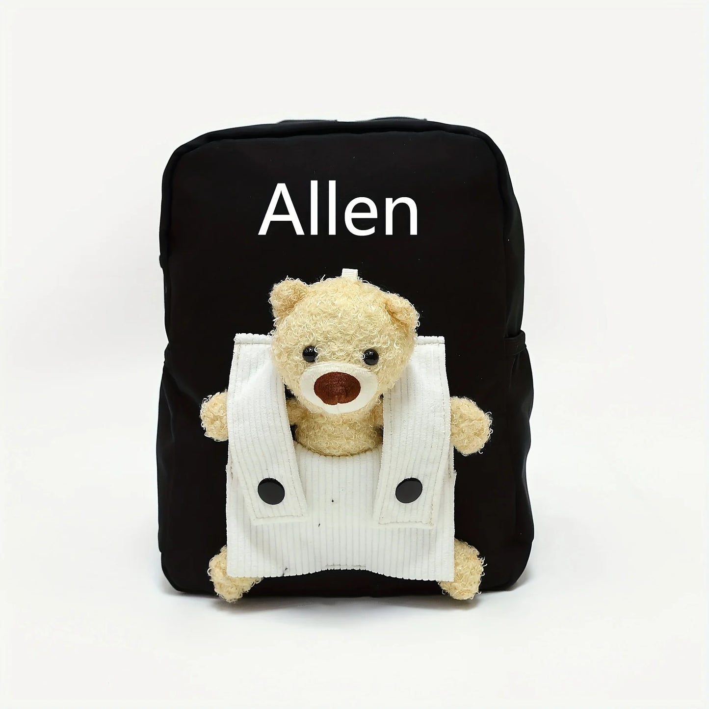 Personalized Plush Bear Backpack | Custom Kids Embroidered Bag