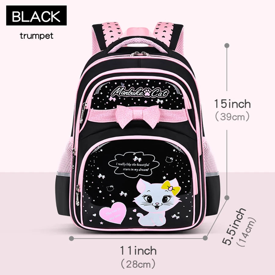 Cute Kitten Shoulder Bag | Adorable Backpack for School Girls