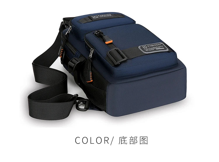 Men's Fashion Oxford Waist Pack | Versatile Casual Chest Bag