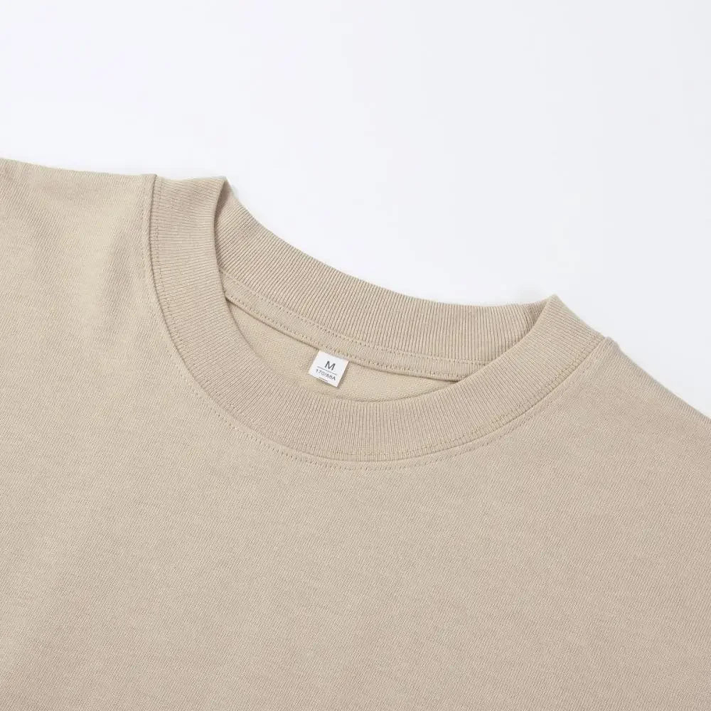 Men's Oversized Heavyweight T-Shirt | Casual Solid Color Tee