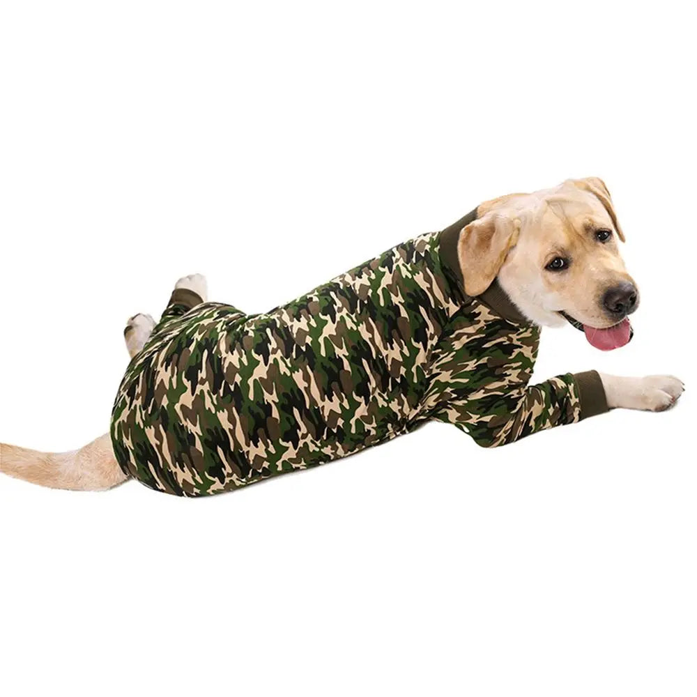 Cartoon Pet Recovery Suit | Comfortable Dog Pajamas for Healing