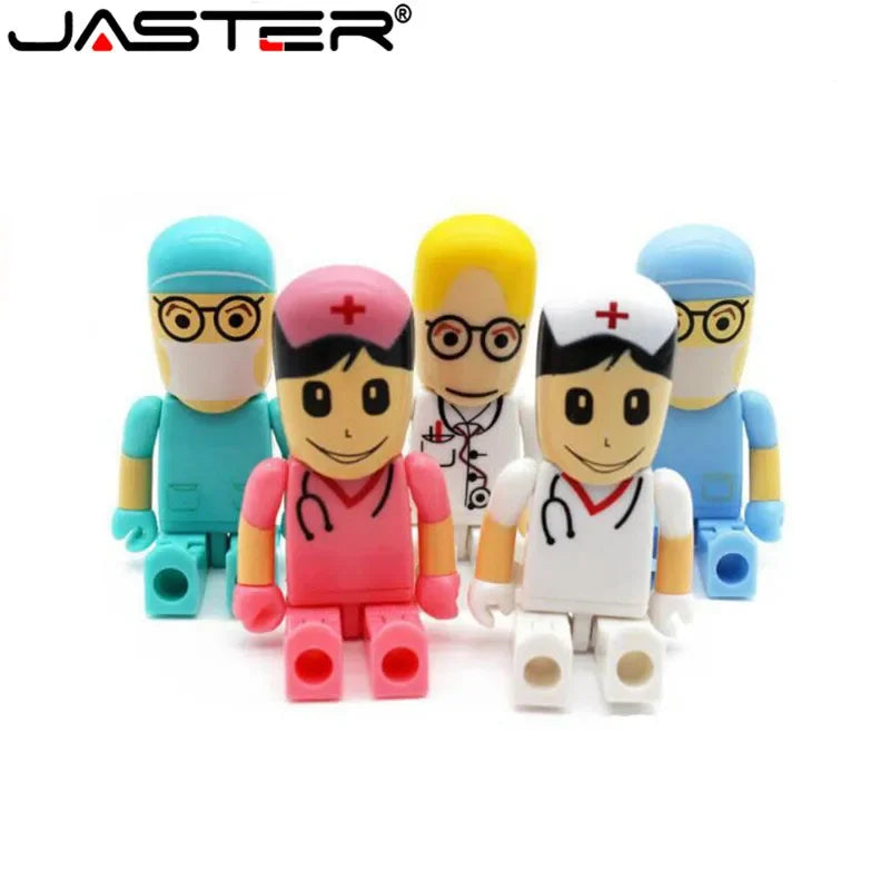 Mini Cartoon Doctor USB Flash Drive | Fun & Functional Storage