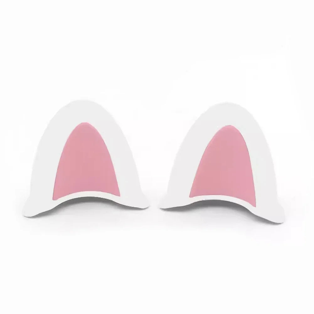 Cute Cat Ears Motorcycle Helmet Decorations | Fun Helmet Accessories