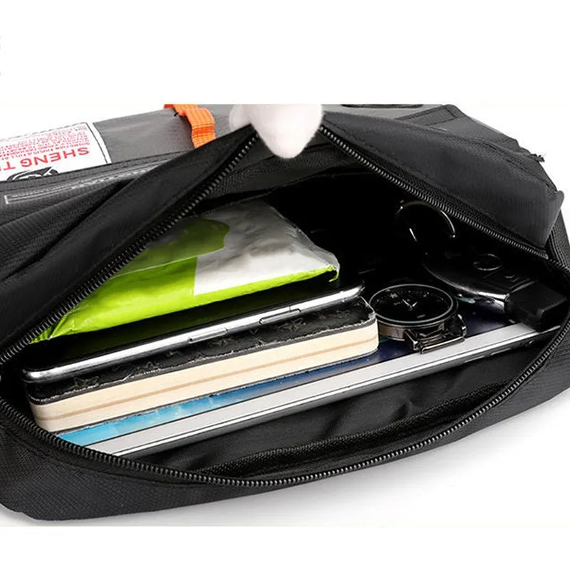 Men's Stylish Waterproof Shoulder Bag | Trendy Crossbody Business Bag