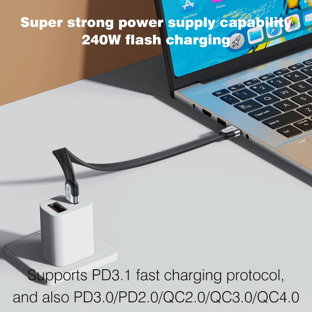 20Gbps USB-C Data Cable for Fast Charging & Data Transfer