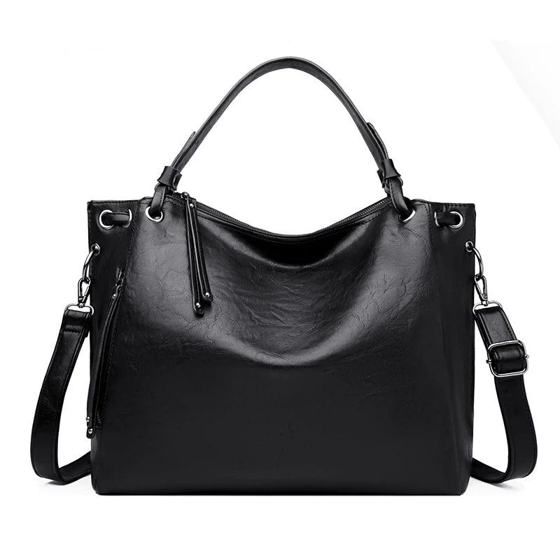 Stylish Large Capacity PU Leather Handbags for Women