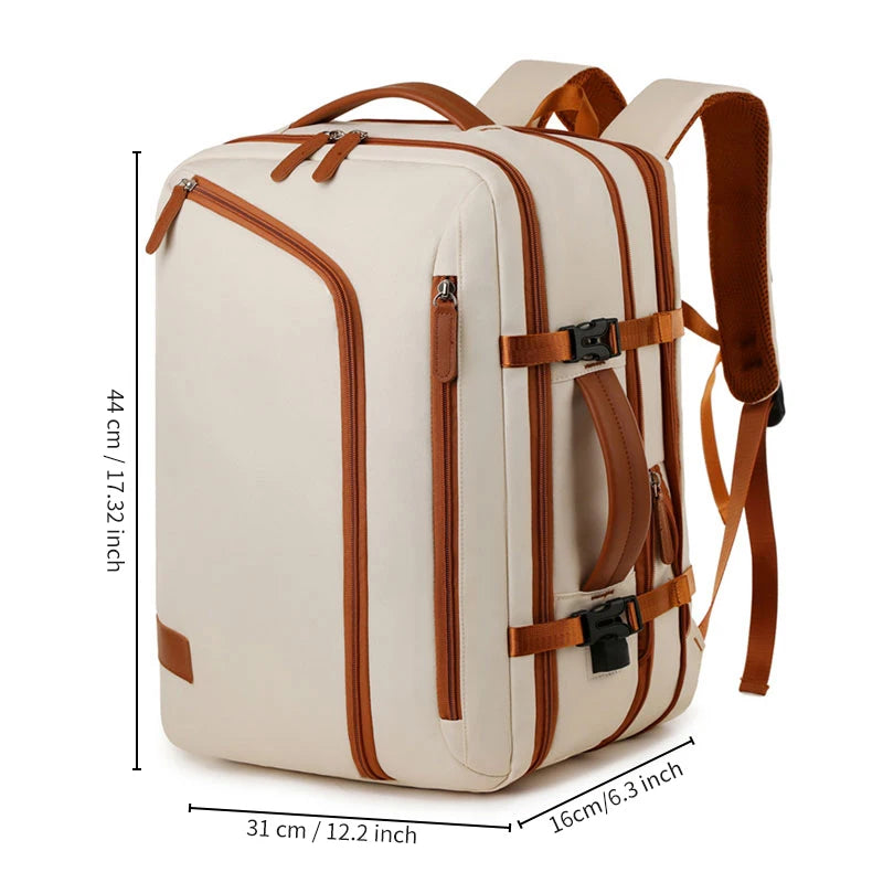Unisex Simple Business Computer Backpack | Large-Capacity Travel Bag