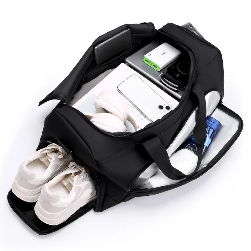 Large Capacity Sports Gym Bag | Multi-Compartment Travel Duffel