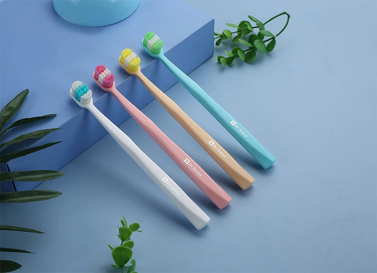 4 Soft Bristled Toothbrushes | Enhanced Oral Hygiene for Adults