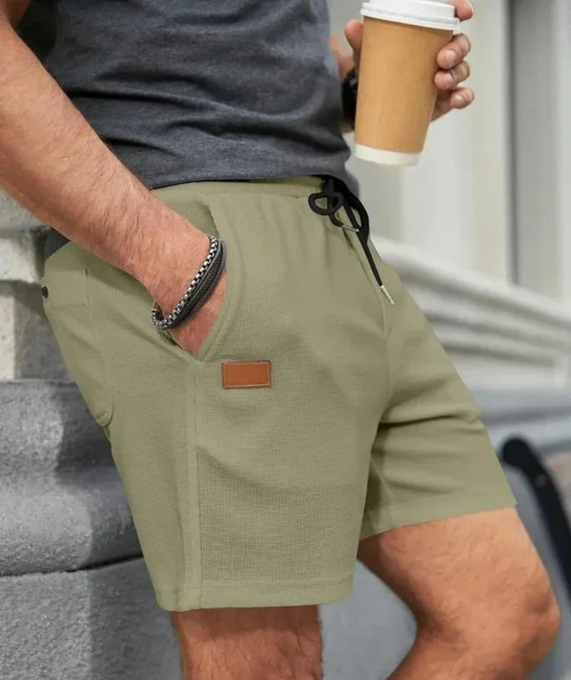 Men's Breathable Solid Color Sport Shorts | Perfect for Summer